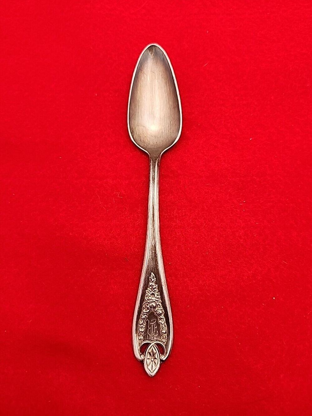 Antique 1911 Old Colony XS Triple Silverplate Fruit Spoon 1847 Rogers Bros.